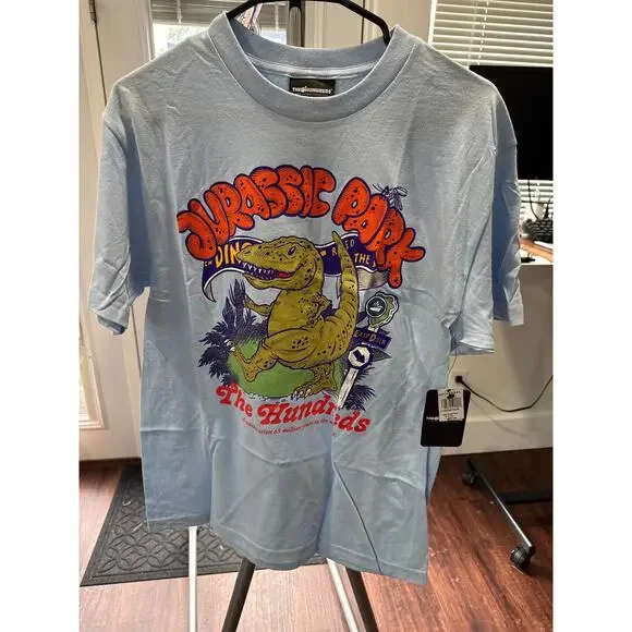 The Hundreds - Jurassic Park - SS Tee (Light Blue) SZ Medium - Picture 1 of 3